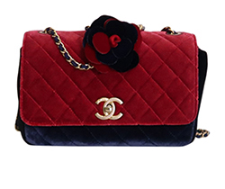 Paris-Cosmopolite Bag, Velvet, Red, B, AC, Pouch, 24551997(17-18), 3*